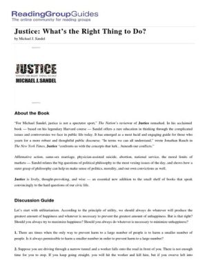 Justice: What's the Right Thing to Do? 探索社會正義與經濟平等的迷宮